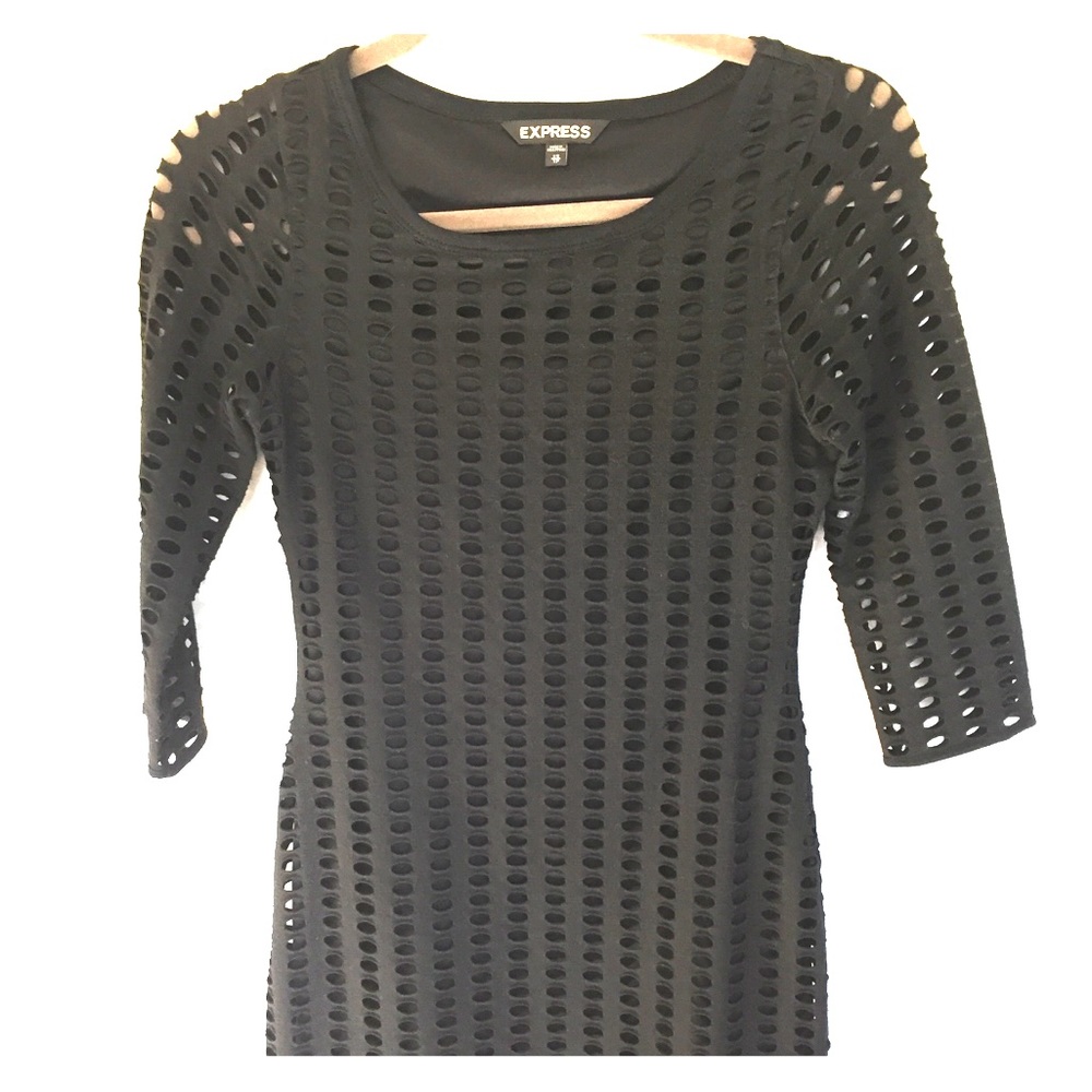 Black mini dress